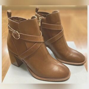 Rider 11 Motorcyle Leather Boho Western Ankle Bootie New